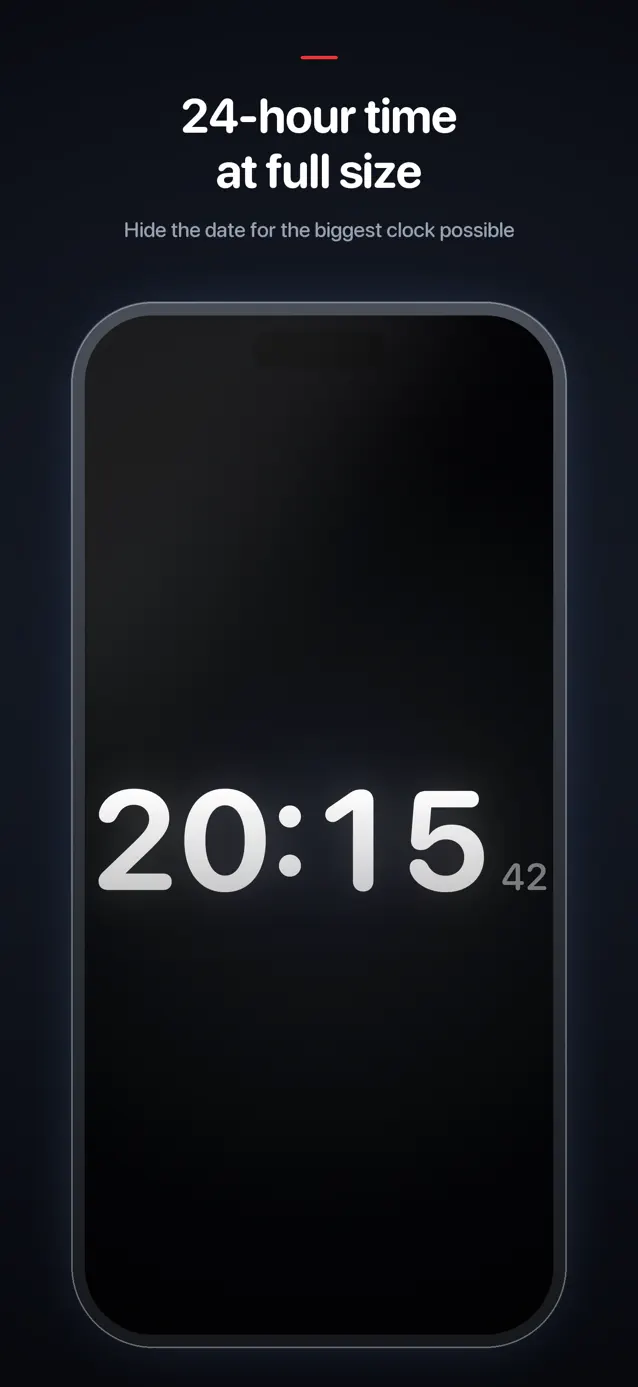 Big Time Clock in 24-hour format at full size