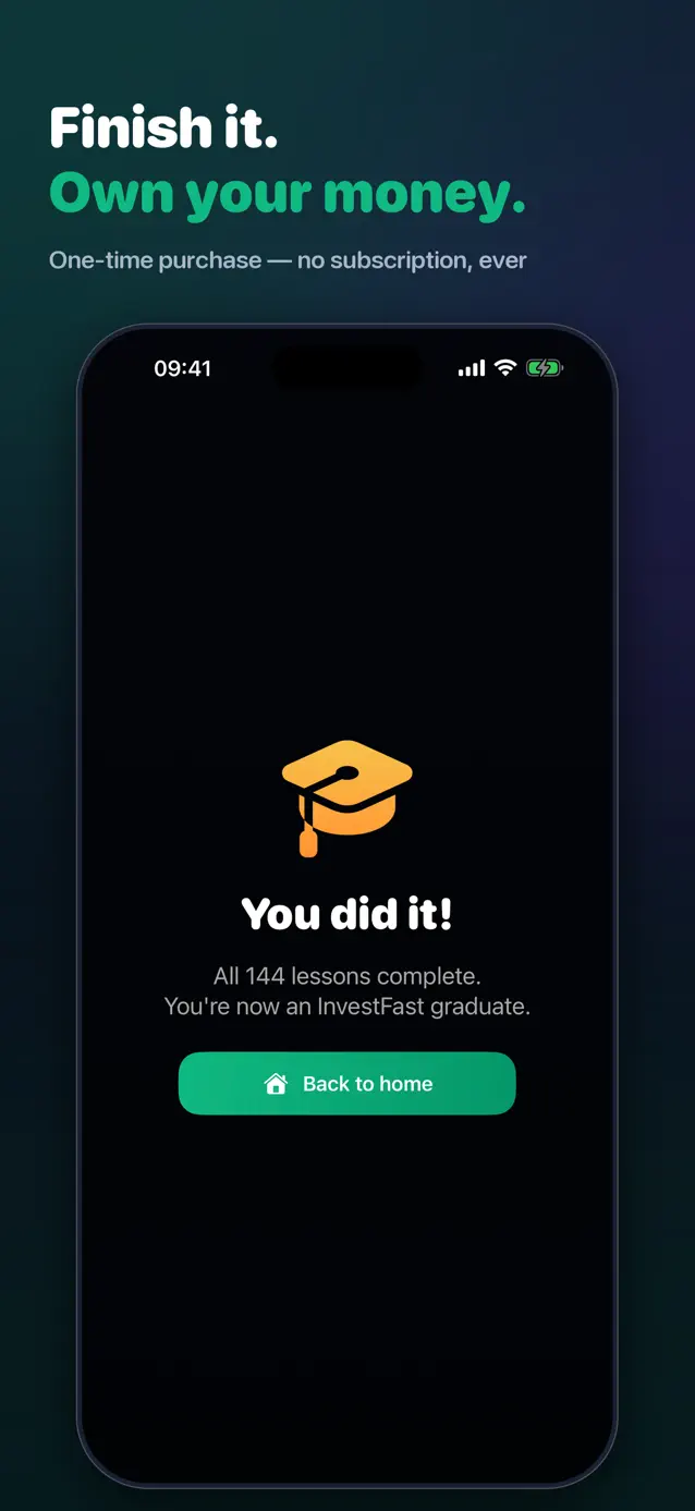 InvestFast lifetime access, no subscription